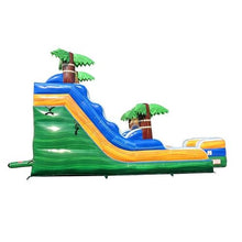 TentandTable 15FT Commercial Inflatable Water Slide & Blower Tropical Green