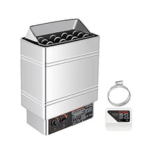 UHRLGHS 6 8 9 KW Electric Sauna Heater Stove External/Internal Controller Overheating Protection Spa Sauna Room Steam Generator,9kw Internal