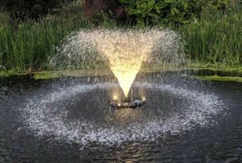 Custom Pro LED Fountain Light Set Stainless Steel Design Universal Application White