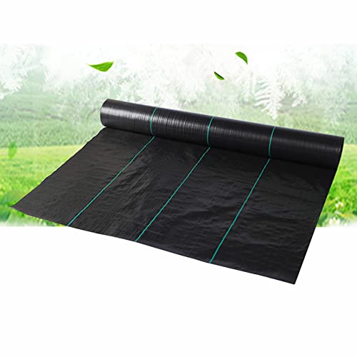 YYHJ Weed Barrier Fabric Sheet,Weeds Control Membrane Heavy Duty 70g/sm,Landscape Ground Cover Sheet,Suppressant for Gardens,Patios,Flowerbeds,Lawns and Walkways (Battery *1 : 4X100m)