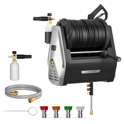 Giraffe Tools Wall Mounted Pressure Washer Essential 100FT with 1800W Motor