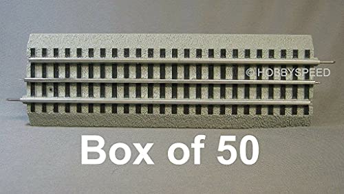 Lionell FasTrack 10" Straight Section Track 50 Pieces O Gauge
