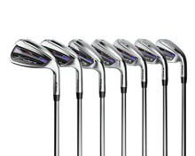 Cobra RadSpeed One Length Iron Set Men's Right Hand Satin Chrome-Blue-Red