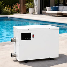 moupeaktain Water Heater for Pool 220V Electric, 5.5KW/9KW/11KW Fast Heating Swimming Pool Heater with 316 Stainless Steel Element, Smart Touchscreen Control for Spa and Above Ground Pool 11KW