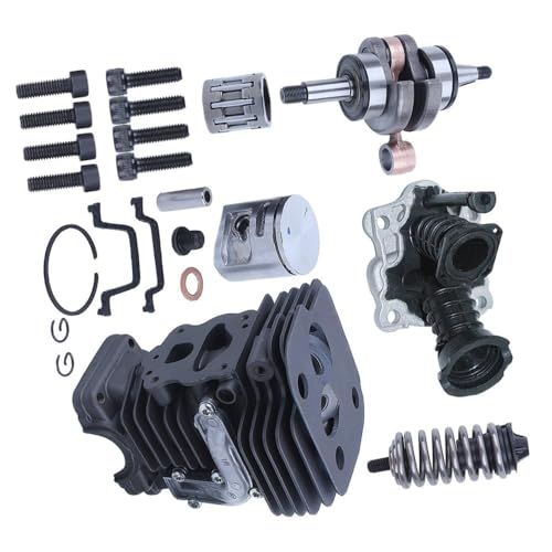 42mm Cylinder Piston Crankshaft Bearing Gasket Kit Fit For Husqvarna 450 450E 445E 445 Chainsaw Decompression Port Replacement Part ﻿
