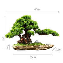 YXIANG56Q Fake Plants Simulation Plant Landscaping Living Room Entryway Office Decorations Greenery Potted Plants Artificial Bonsai Ornaments Bonsai Tree