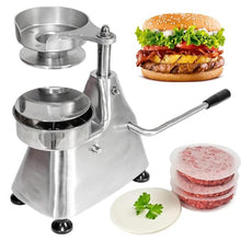 QUGURLID Commercial Burger Patty Maker,Manual Burger Press Machine,Grill Burger Press Tool,Burger Maker for BBQ,Stuffed Burgers,Beef Burger (150mm)