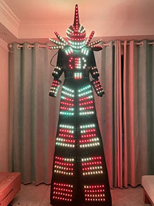 Earthradius LED Robot Costume Suit Jacket Black (M)