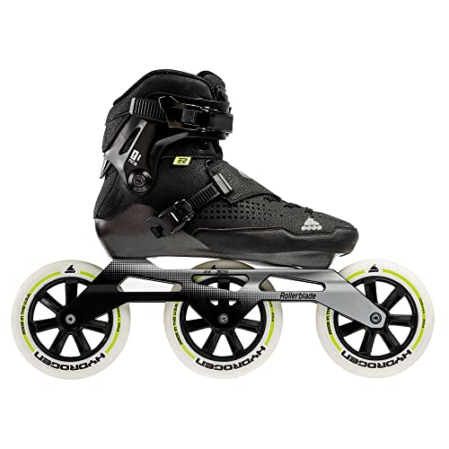 Rollerblade E2 Pro 125 Unisex Adult Fitness Inline Skates Black