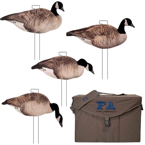 Final Approach Last Pass Honker Silhouette Decoys 60 Pack with Flocked Head - Gen 5