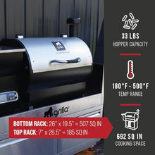 GRILLA Silverbac 2.0 Pellet Grill Upper Unit for Outdoor Kitchen, Wifi Enabled, Heavy-Duty Stainless Steel, Built-In Storage, For Outdoor Kitchen, Outdoor Grilling, and BBQ