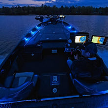 T-H Marine BLUEWATERLED Extreme Pro X6 Deck LED Lighting System for Boats, Complete 12V Marine Accent Light Kit with 6 LED Deck Lights, Waterproof, Dimmable, Multiple Colors (Amber)