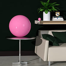 DULAI Mirror Finish Garden Ball,Gazing Balls, Stainless Steel Hollow Pink Ball,Hanging Hollow Balls for Stage and Wedding Decorations (Color : Pink) (Color : Pink, Size : 380mm)