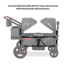 Radio Flyer Voya 2-Seater Stroller Wagon Gray