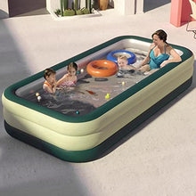 Inflatable Swimming Pool with Canopy, Blow Up Pool Large for Adults, Outdoor Above Ground Portable Pool for Kids, Wading Pool for Family Garden Backyard (Color : /Green A, Size : 3m)
