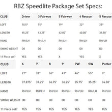 TaylorMade PKG-RBZ SL 11PC Golf Set Graphite