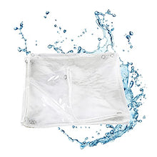 QWEASDF Waterproof Transparent Tarpaulin, Clear Tarp Cover, Rainproof Cover, Dust-Proof, for Garden Furniture Plants Patio Enclosure Garden Plant Cover Open Balcony,3x10m/9.8x32.8ft