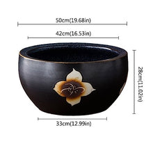 iumLeap Outdoor Indoor Garden Plant Pots Ceramic Flower Pot Outdoor Garden Living Room Bedroom Dining Room Decorative Flower Pot Plant Pot Plant Container Accessories