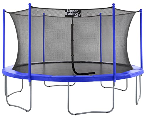 Upper Bounce Recreational Trampoline with Enclosure Blue