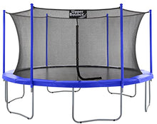 Upper Bounce Recreational Trampoline with Enclosure Blue