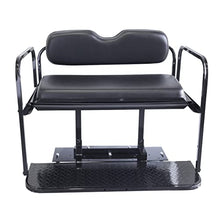 Buggies Unlimited Club Car Precedent Golf Cart Rear Flip Seat Kit Black