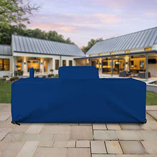 Covers & All Outdoor Kitchen Cover 18 Oz Waterproof - Customize Your Kitchen Cover with Any Dimensions - 100% Weather Resistant Outdoor Kitchen Island Cover (Blue)