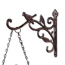 RJYYYDS Double-Sided Outdoor Garden Clock - Wrought Iron Fashion Wall Metal ClockClock with Bell Shape