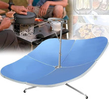 CHIPEL Portable Solar Cooker Parabolic Sun Oven Outdoor Oven, Concentrating Solar Cooker, The Focus Temperature is 800℃, The Light Spot is Concentrated, and The Thermal Efficiency is High