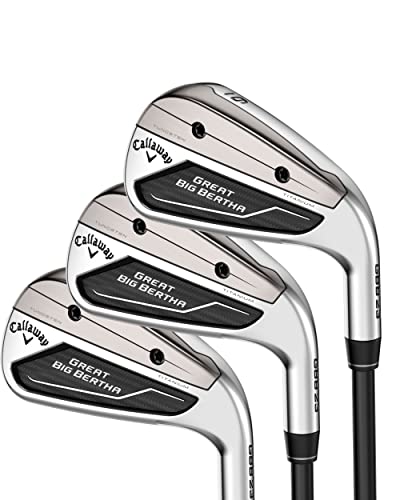 Callaway Great Big Bertha Iron Set Left Hand Light Flex 4-PW Silver