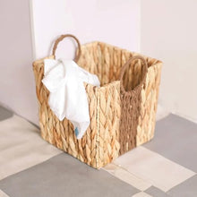 FENOKD Picnic Basket 2 Pcs Picnic Basket Toy Sundries Container Bin Rattan Basket Kitchen Organizer for Closet Pantry Shelf Outdoor Camping ，A 2 Pcs-Small