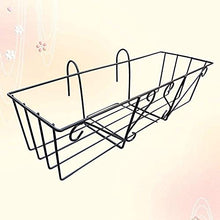 Hanging Balcony Flower Pot Brackets Holder Box Stand Rack Railing Shelf Patio Deck Plant Planter Container Accessories 1ZHIWUJIAL-7-10-E