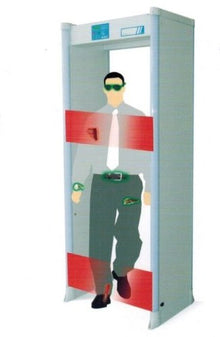 New Security Walk-Thru Metal Detector, Full Warranty, 6 Zone 6M