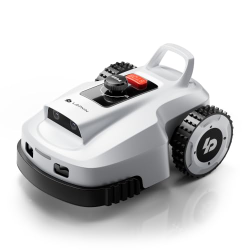 LOPKIN L2500-NEO Robot Lawn Mower for 0.9 Acres, NetRTK + AI Vision Lawnmower Robot, Wi-Fi HaLow Connectivity, No Boundary Wire, AI Obstacle Avoidance, App Control, 60dB Quiet, Multi-Zone Management