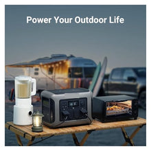 Power Station, R1500 Portable Power Station 1152Wh Battery With 1800W (3000W Peak) AC Output Solar Generator For Garden Party,for Outdoor Camping Home