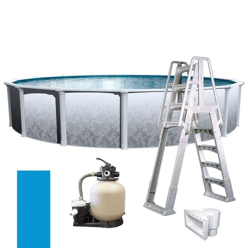 In The Swim 15' Round Above Ground Swimming Pool - Weekender Plus Package