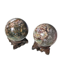 WGPHD Quartz Decoration Natural Garden Quartz Ball Garden Quartz Phantom Ball for Decorating Gifts (Color : 8-9cm)