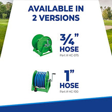 Underhill Heavy-Duty Hose Reel Holder Caddy for Golfing Greens and Sports Fields Green