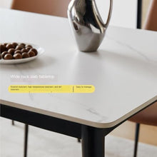 Coffee Table All Solid Wood Dining Table Simple Small Household Log Furniture Light Luxury Modern Oak Restaurant Rock Plate