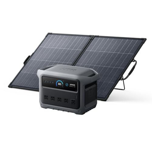 Anker SOLIX C1000 Gen 2 Portable Power Station with 200W Solar Panel