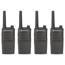 Motorola Solutions 4 Pack RMM2050 Two Way Radio Walkie Talkies Black