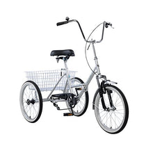 Mantis Tri-Rad Adult Folding Tricycle Silver 20 Inch Wheels