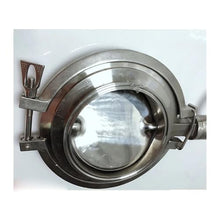 TQKEBWGW Stainless Steel Powder Butterfly Valve Clamp Powder Valve Tank Bottom Welding Powder Valve Large Discharge Valve(154 Ferrule 167)