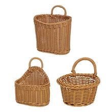 Whoasyst Handwoven Wall Hanging Planter Basket Breathable Planter Home Decoration for Indoor Outdoor Use Indoor Outdoor Hanging Flower Basket