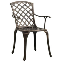 RJPLMFV 5 Piece Cast Aluminum Bistro Set Bronze