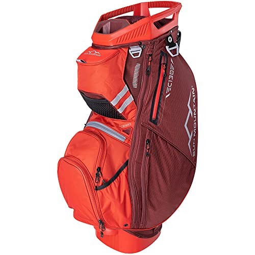 Sun Mountain 2024 C-130 Golf Cart Bag Port/Rush/Red