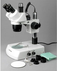AmScope Trinocular Stereo Microscope 10X-60X White