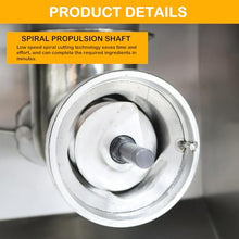 HayWHNKN Electric Meat Grinder Commercial 8mm Plate 880lbs/h 2.2kW Stainless Steel Silver