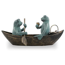 SPI Home 41031 10 x 21.50 x 11 in. Rowboat Picnic Garden Sculpture, Multicolor