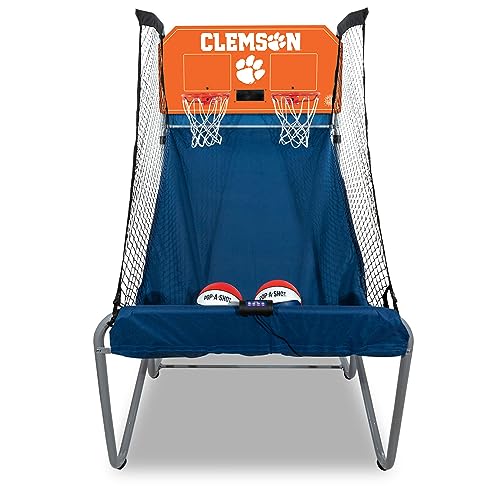 Pop-A-Shot Home Dual Shot with Clemson Tigers NCAA Graphics Orange