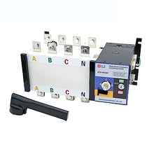 HTKEOXDRO 400A Automatic Transfer Switch Dual Power Change Over Generator Switch(400A)